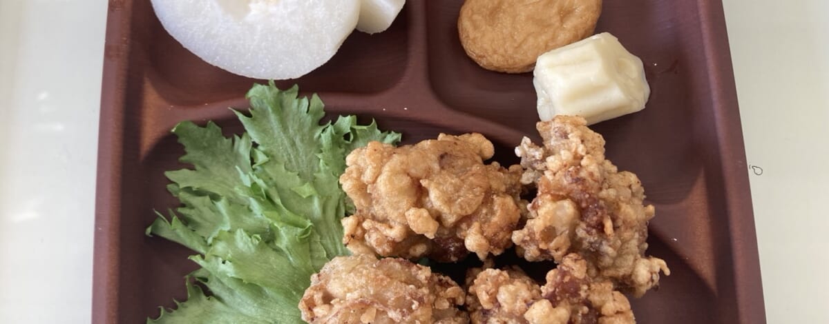 【親和の学生寮】今日の晩ごはん☆からあげ