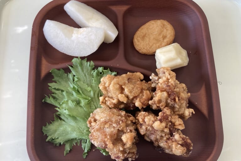 【親和の学生寮】今日の晩ごはん☆からあげ